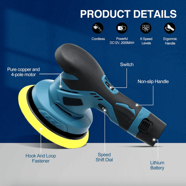 Cordless Car Buffer Polisher